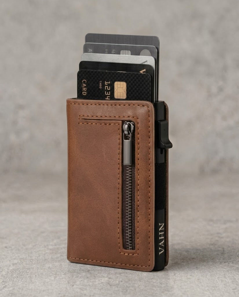 Portefeuille Minimaliste RFID - SecureEject™
